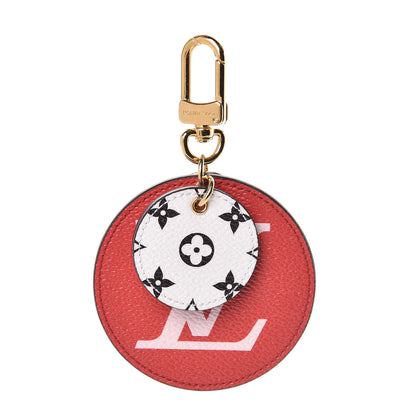 Louis Vuitton Monogram Giant Bag Charm Key Holder Rouge 1 of 3