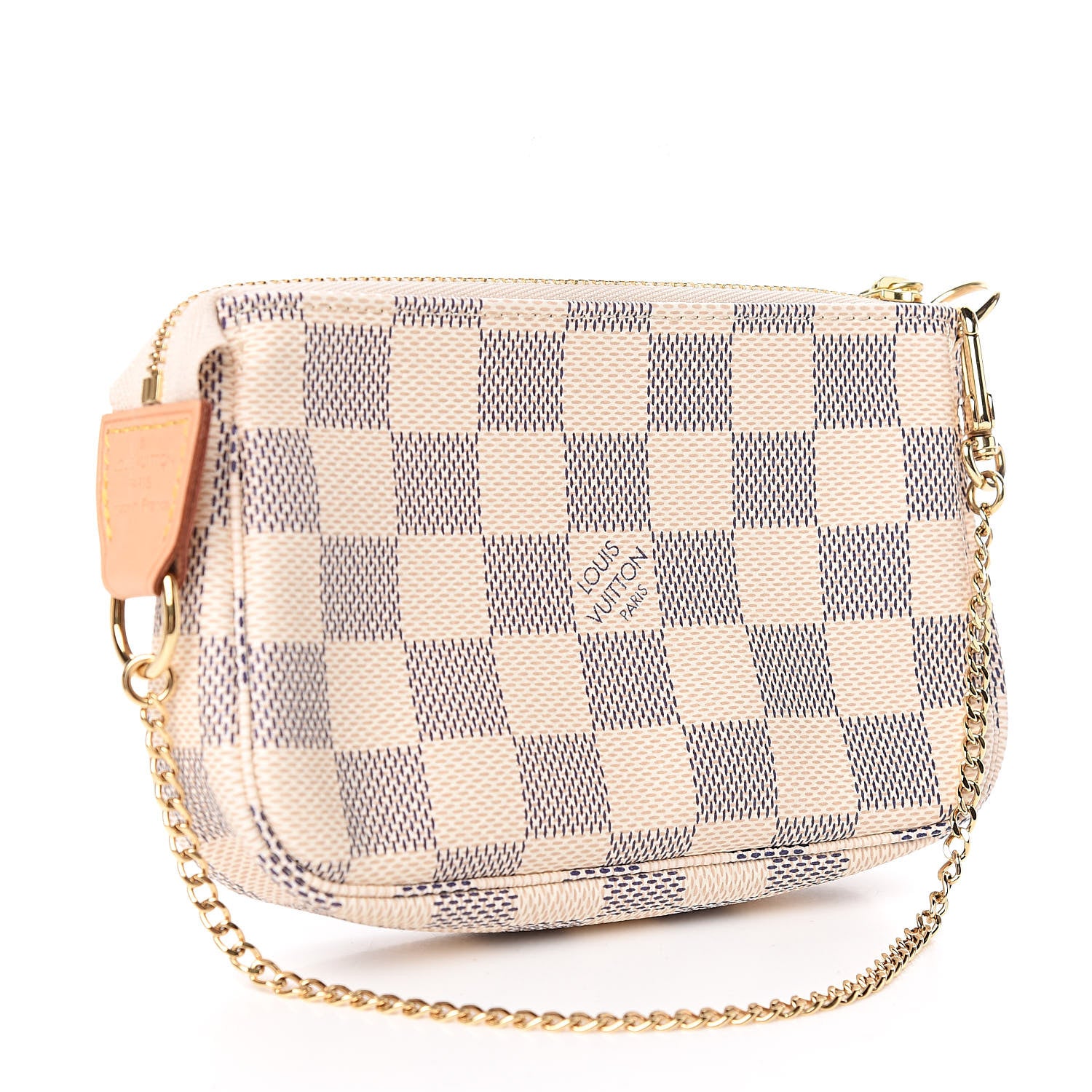 Louis Vuitton Damier Azur Mini Pochette Accessories 3 of 7