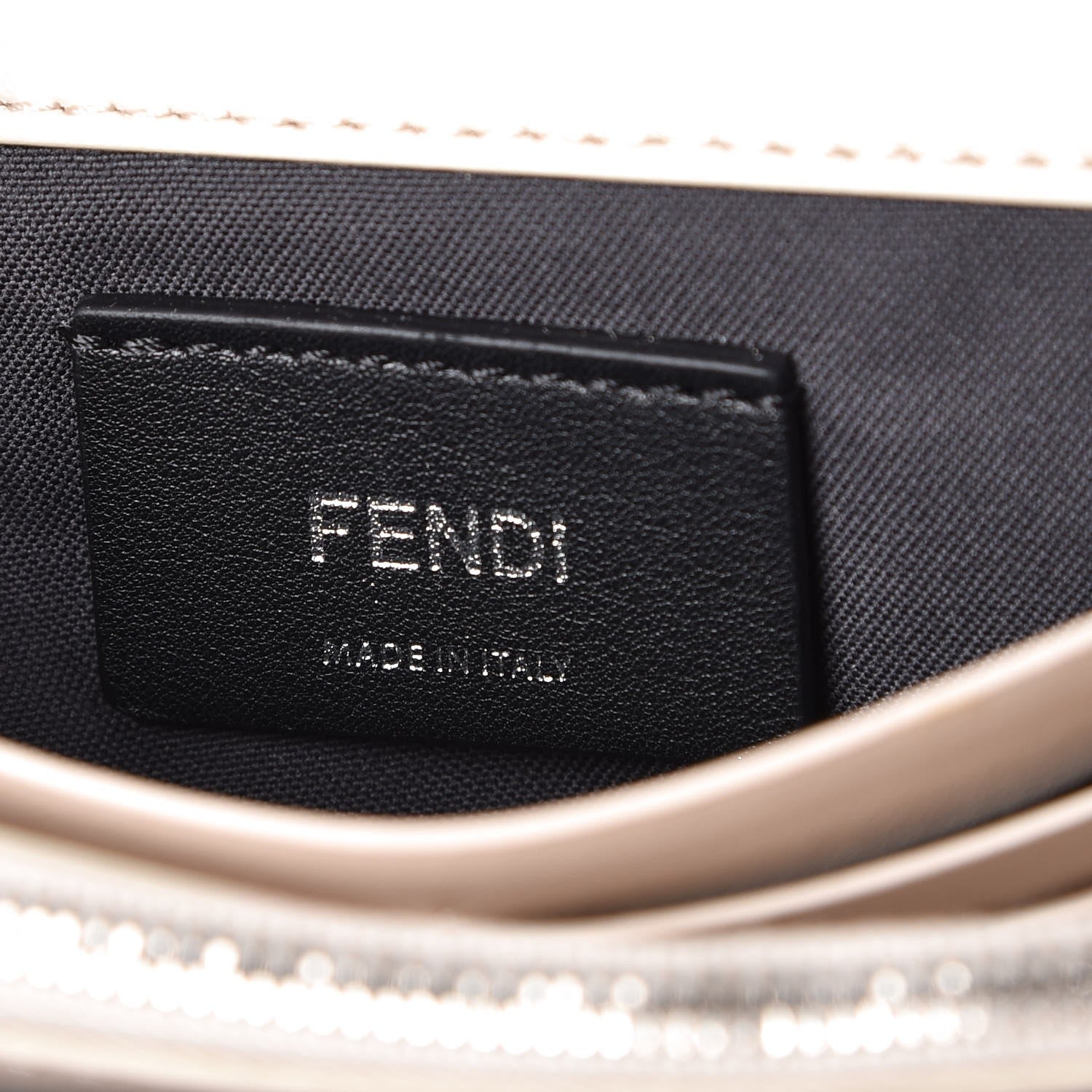 Fendi Vitello Liberty F is Fendi Whipstitch Bow Wallet On Chain Camelia Multicolor 6 of 8