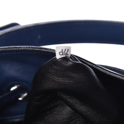 Prada Soft Calfskin Bucket Bag Bleuette 7 of 10
