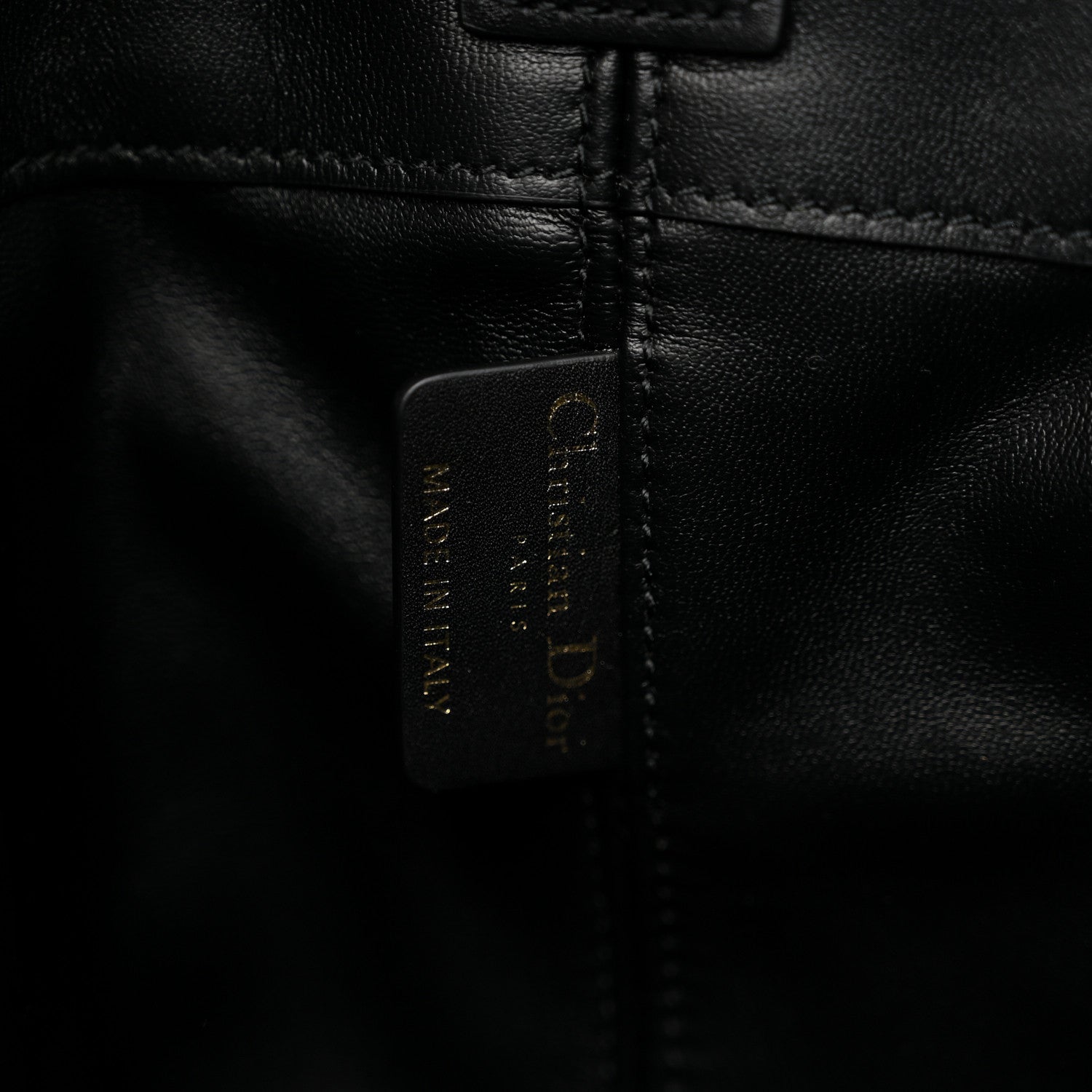 Christian Dior Calfskin Macrocannage Medium Toujours Black 7 of 11