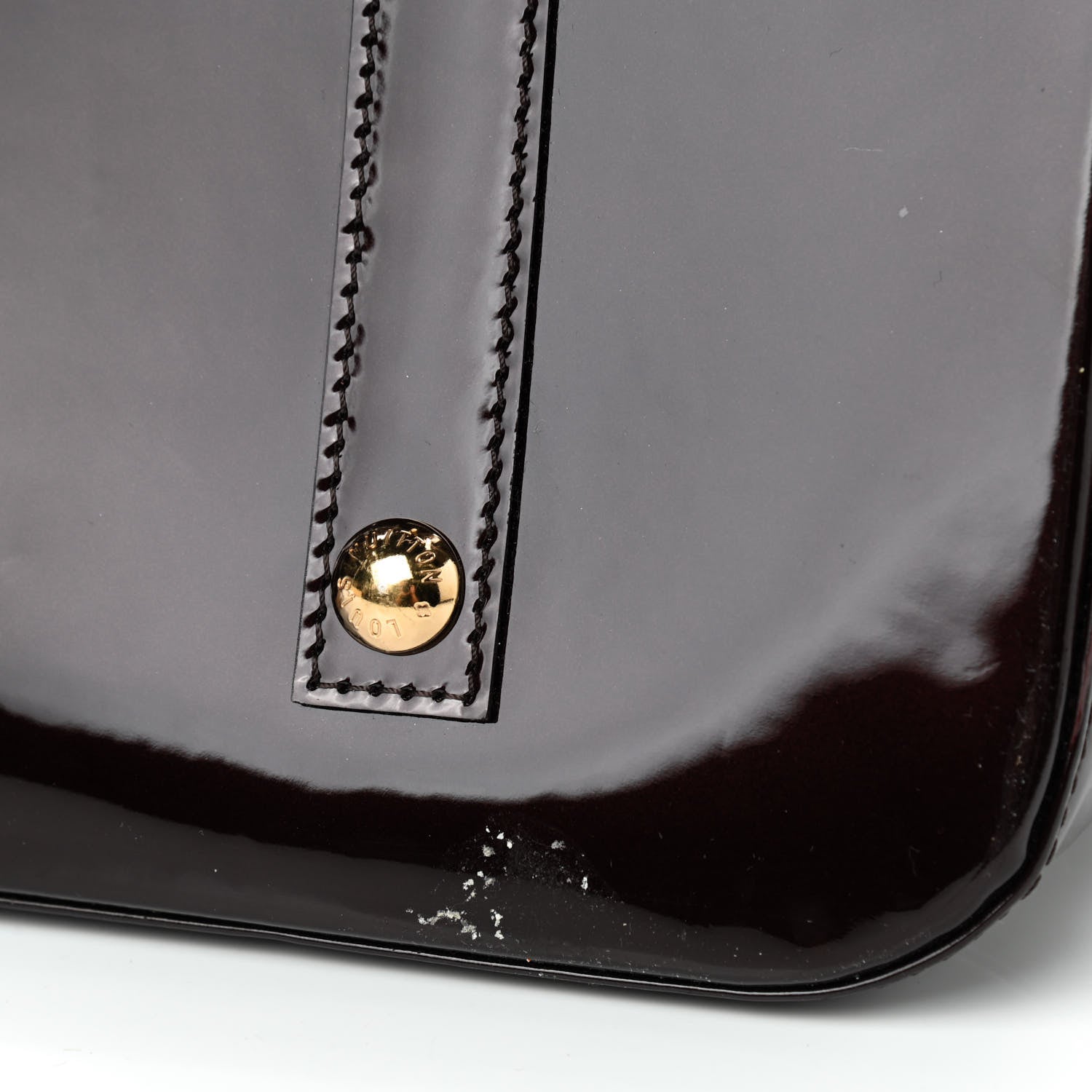 Louis Vuitton Vernis Alma GM Amarante 9 of 9