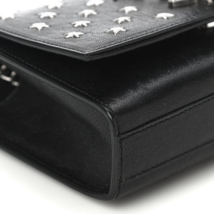 Saint Laurent Calfskin Star Studded Medium Classic Monogram Kate Tassel Satchel Black 8 of 12