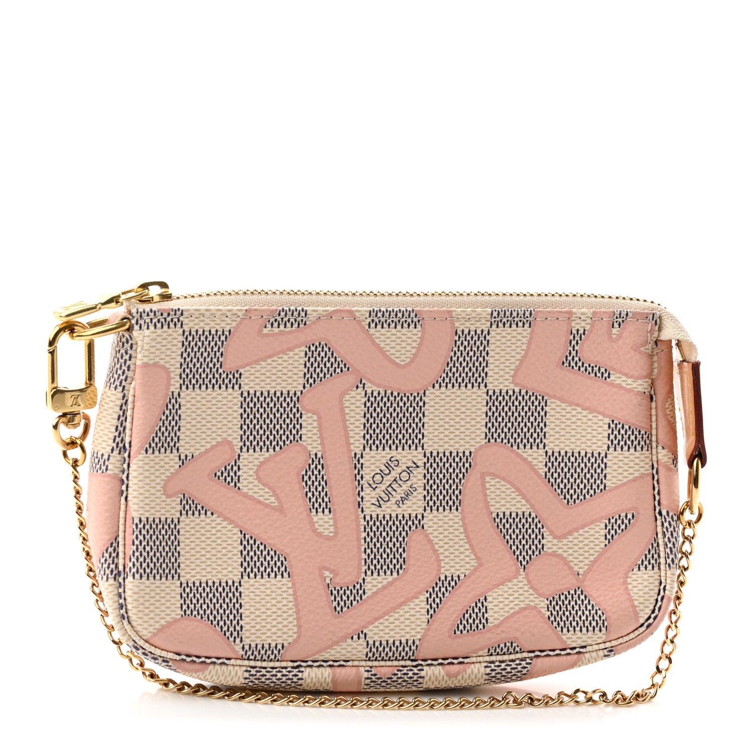 Louis Vuitton Damier Azur Tahitienne Mini Pochette Accessories 1 of 8
