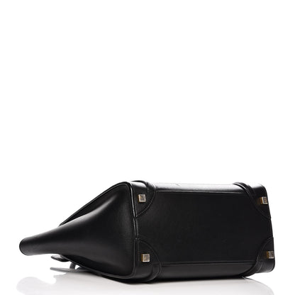 Celine Smooth Calfskin Micro Luggage Black 4 of 16