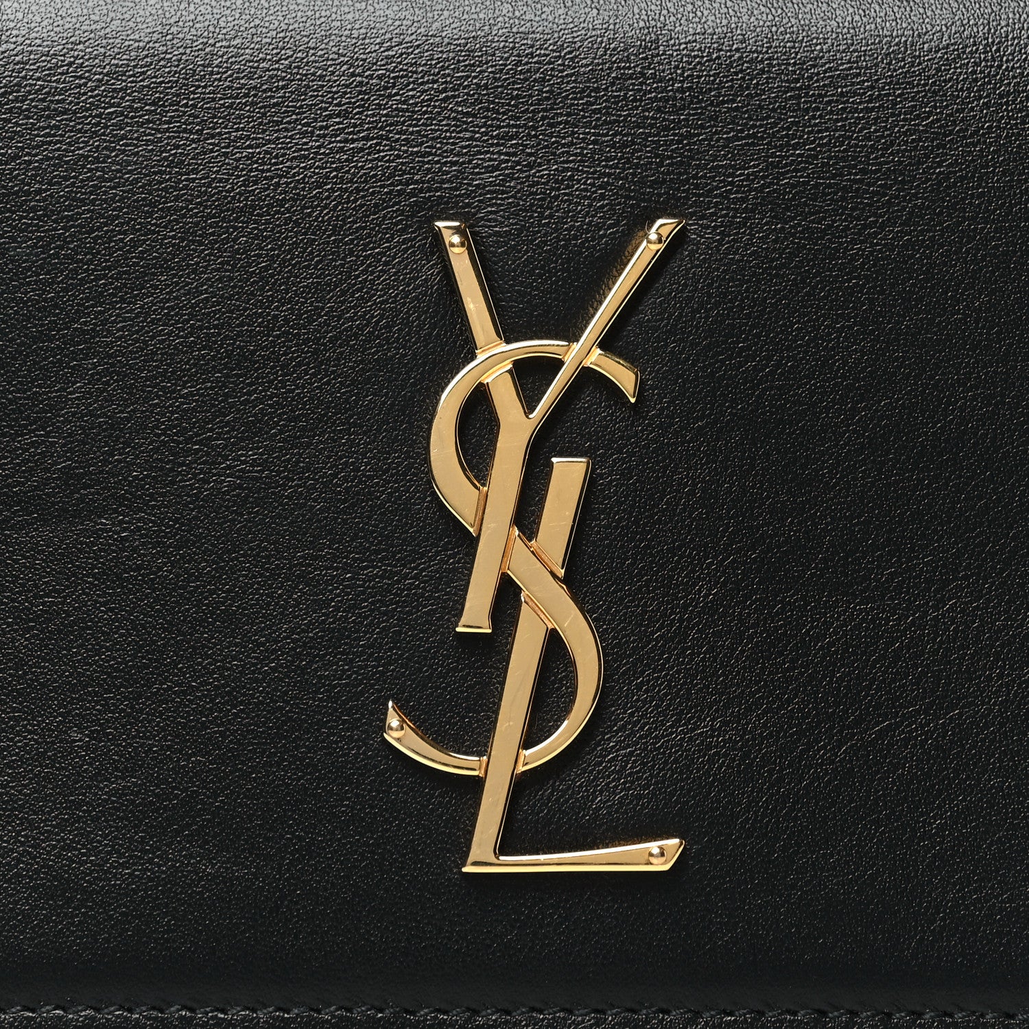 Saint Laurent Smooth Calfskin Monogram Kate Belt Bag Black 8 of 10