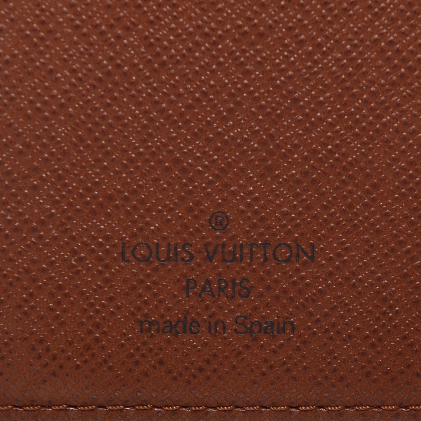 Monogram Pocket Agenda Cover
