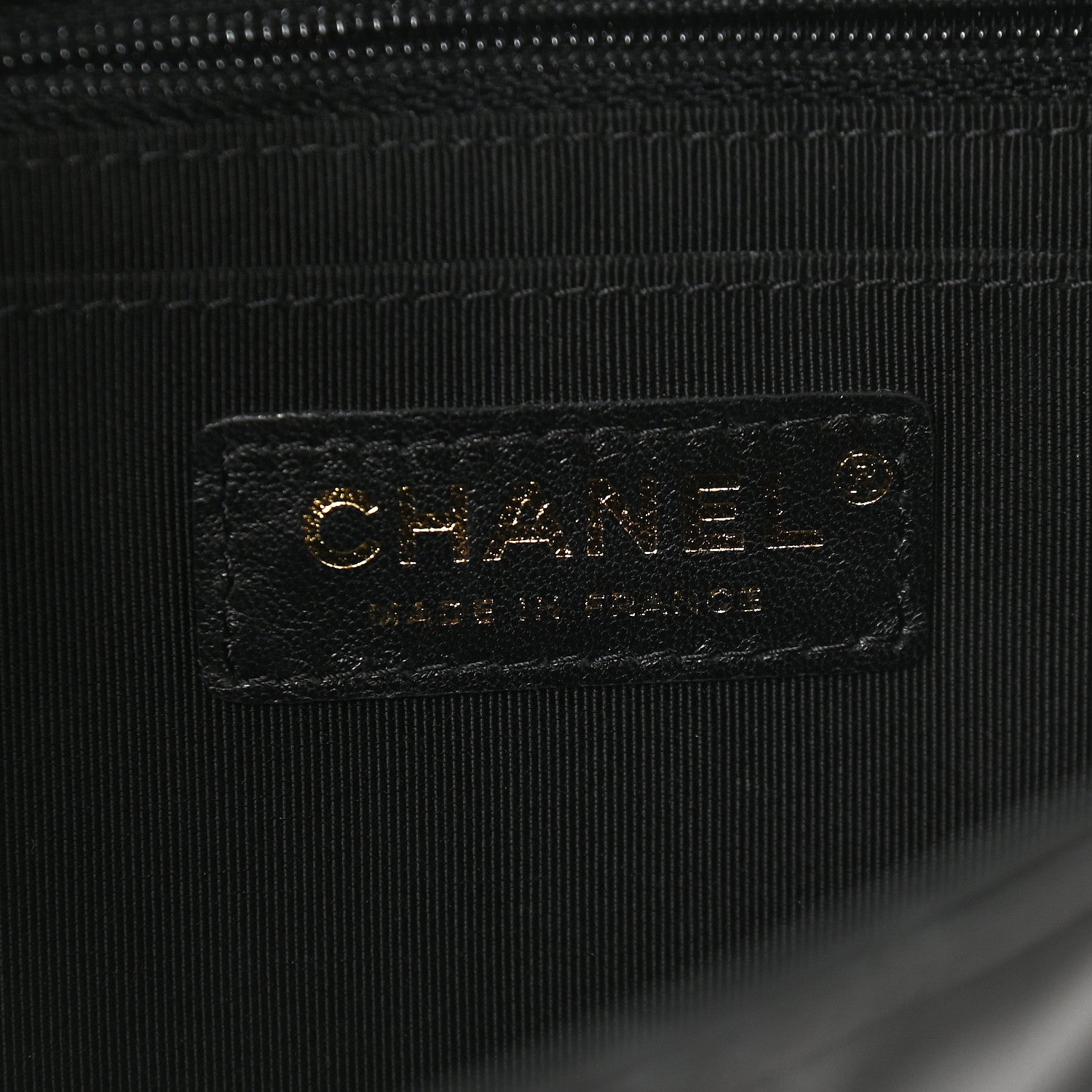 Chanel Calfskin Chevron Quilted Small Statement Flap Black 6 of 9