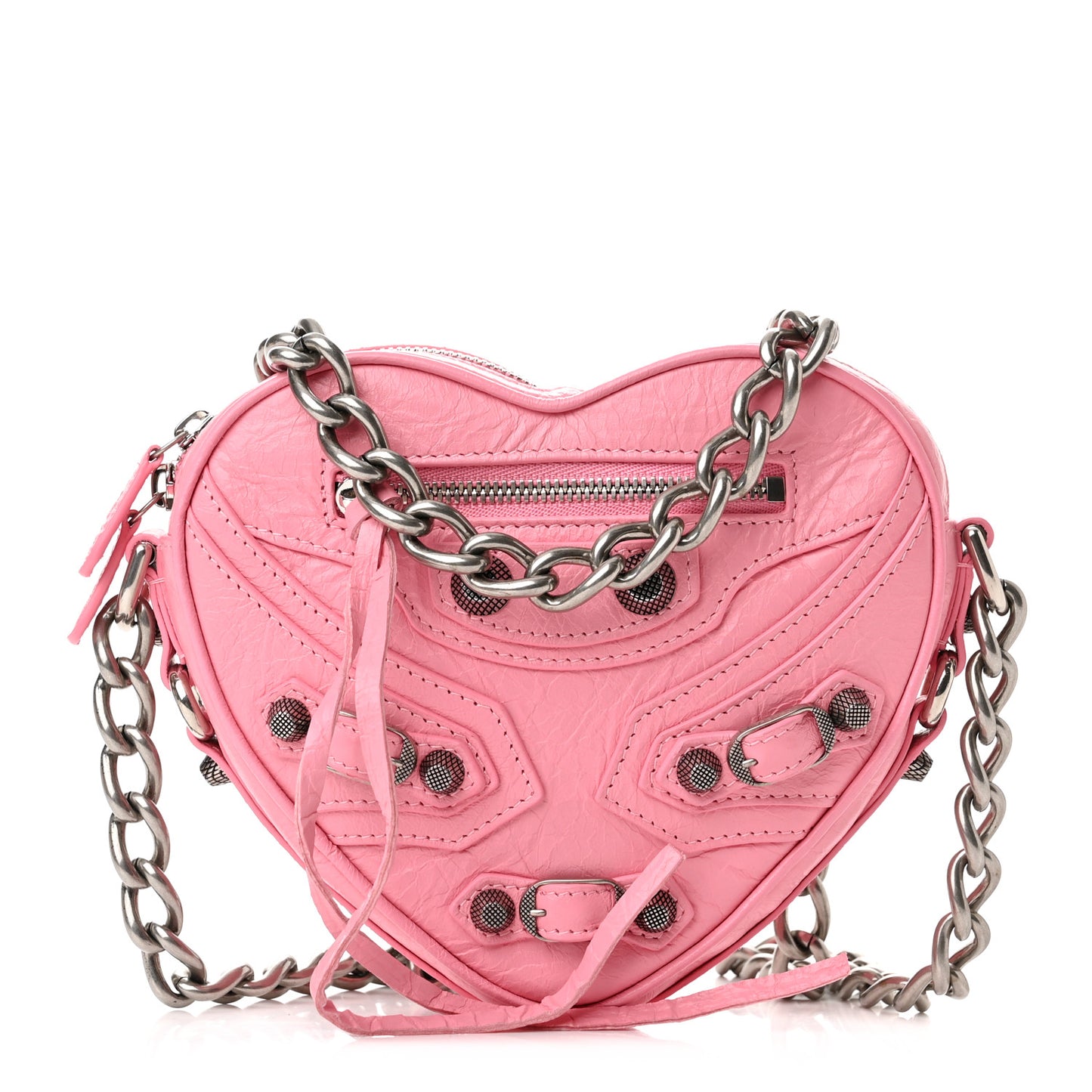 Agneau Arena Mini Le Cagole Heart Bag Sweet Pink