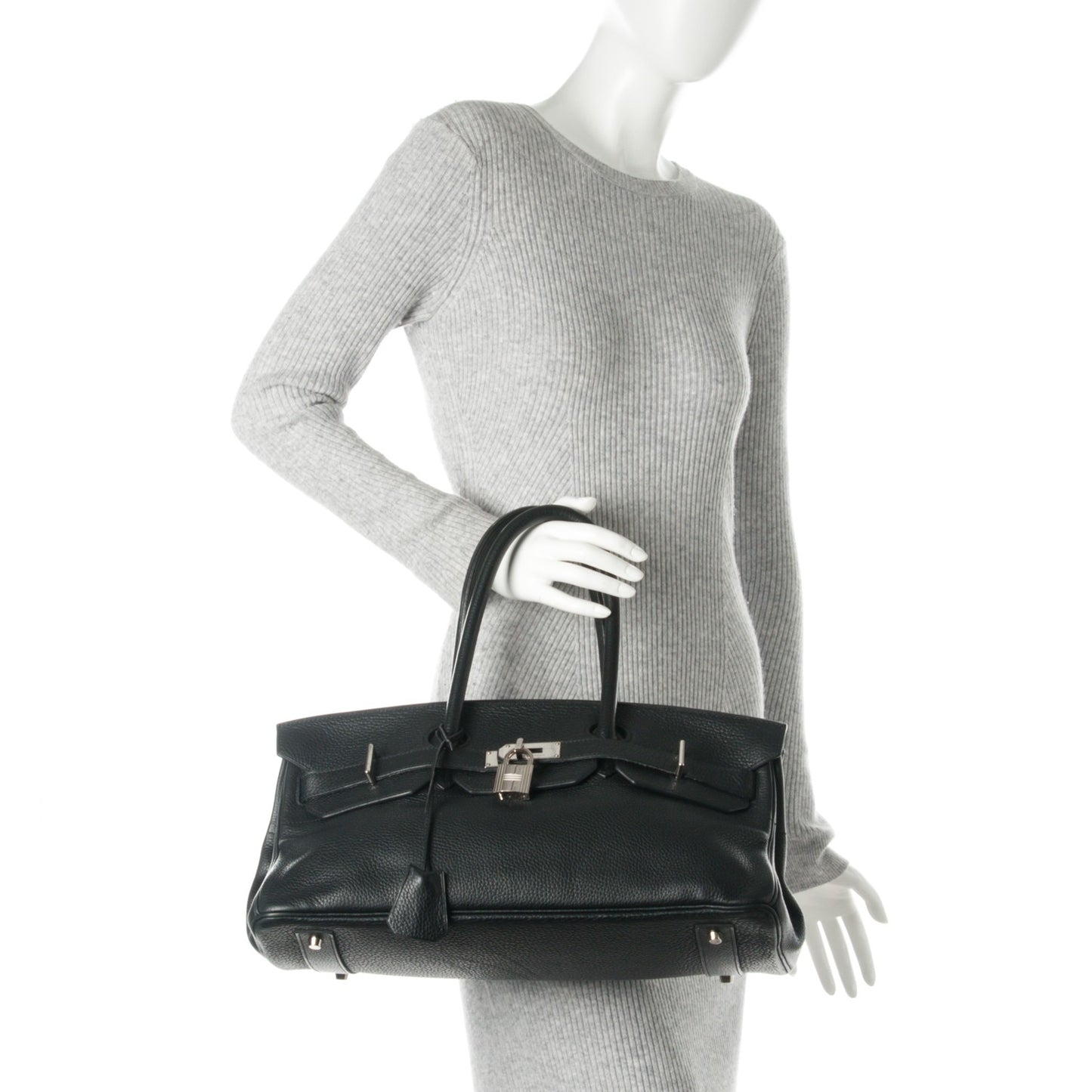 Taurillon Clemence JPG Birkin 42 Black