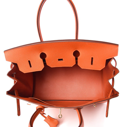 Hermes Epsom Birkin 35 Orange 5 of 7
