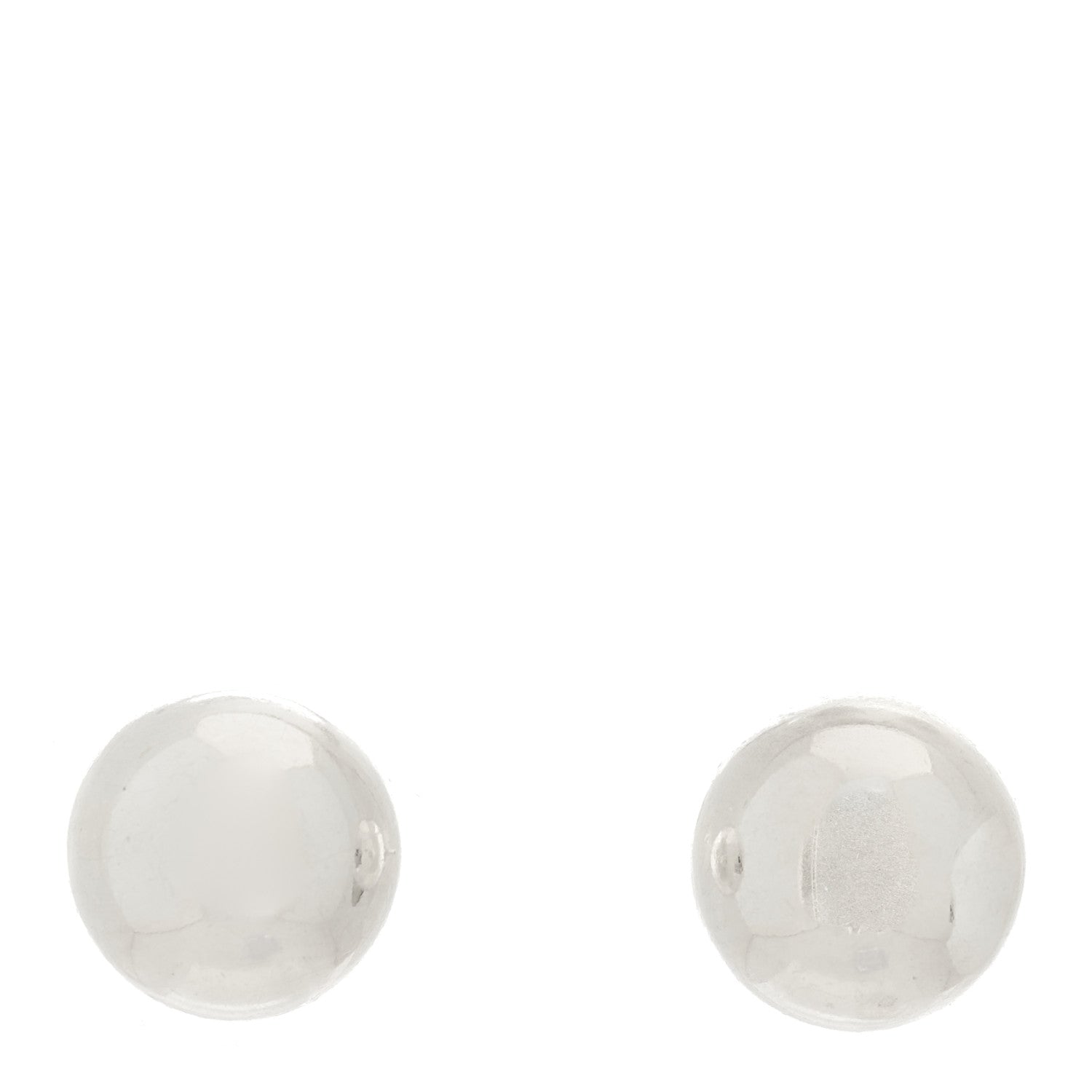Tiffany Sterling Silver 10mm HardWear Ball Earrings 1 of 3