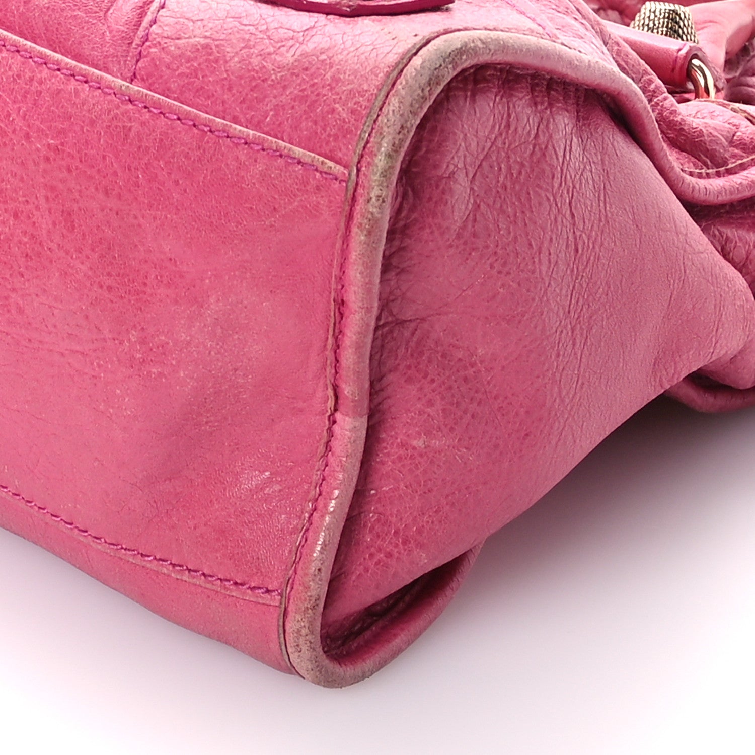Balenciaga Agneau Giant 21 Rose Gold Hardware City Cyclamen Fucsia 11 of 15