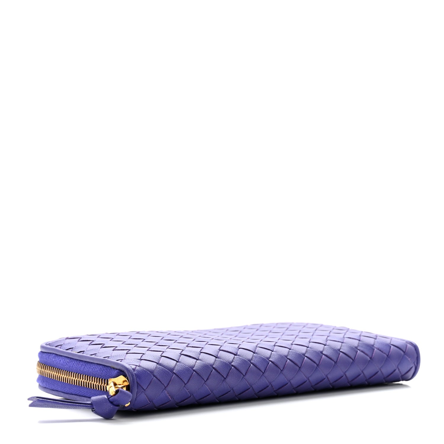 Bottega Veneta Nappa Intrecciato Zip Around Wallet Anemone 4 of 9