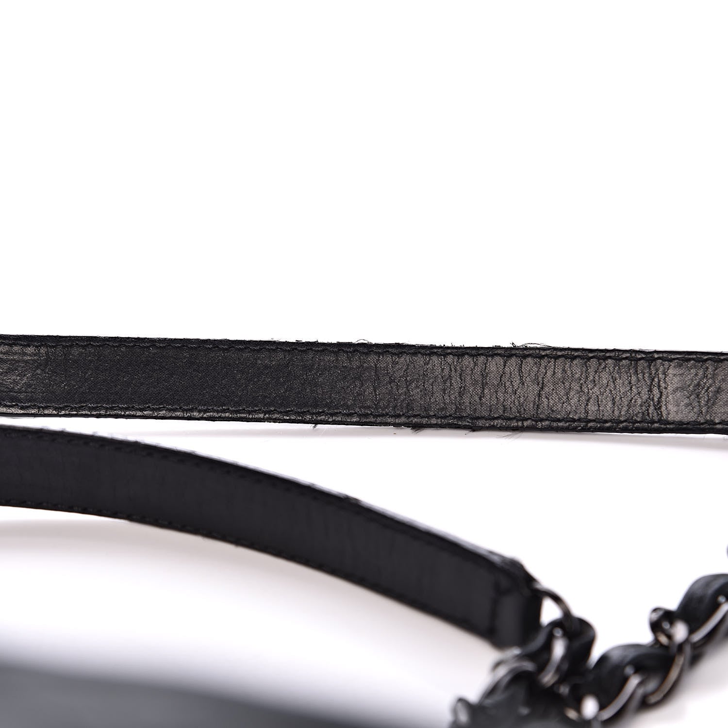 Chanel Iridescent Calfskin Extra Large Just Mademoiselle Bowling Bag Black 14 of 15