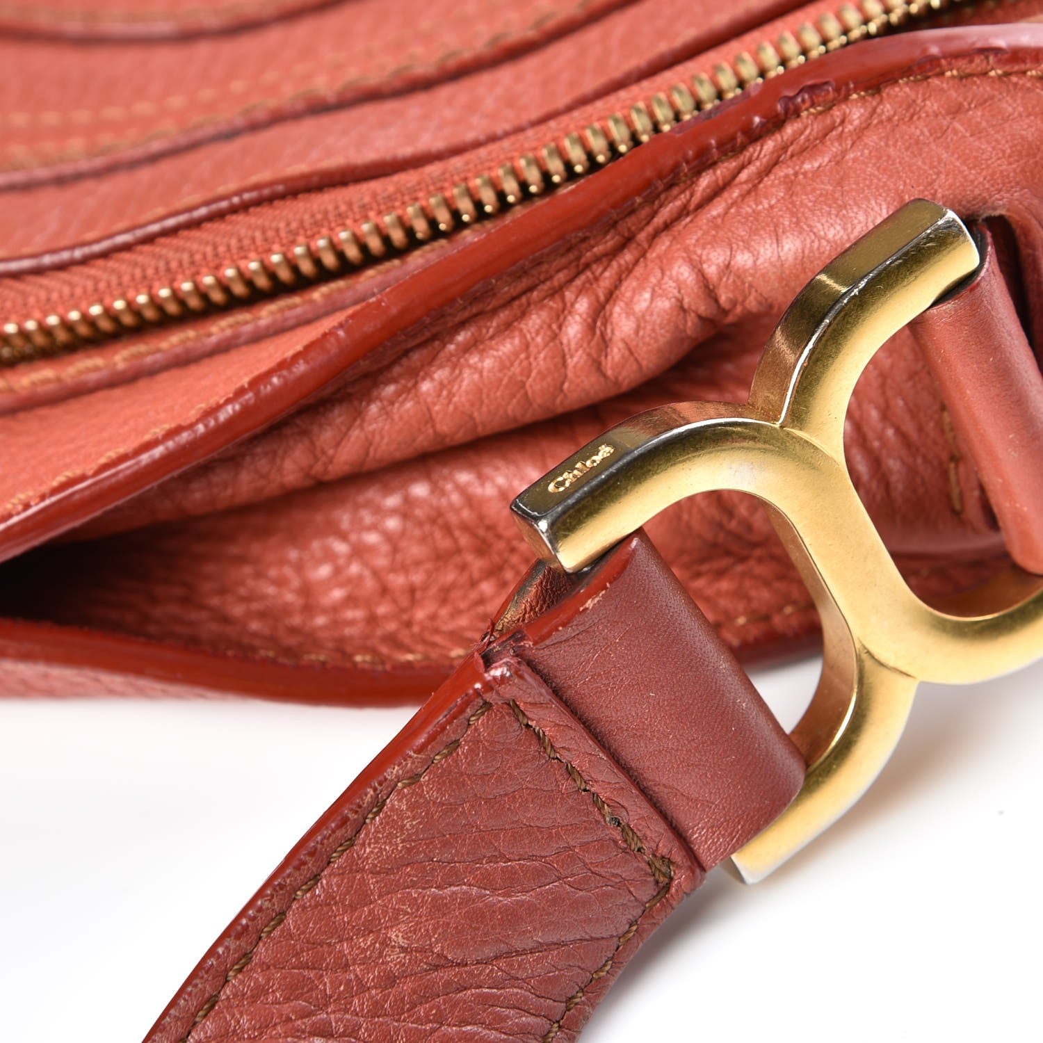 Chloe Calfskin Medium Marcie Crossbody Bag Maple Leaf 10 of 14