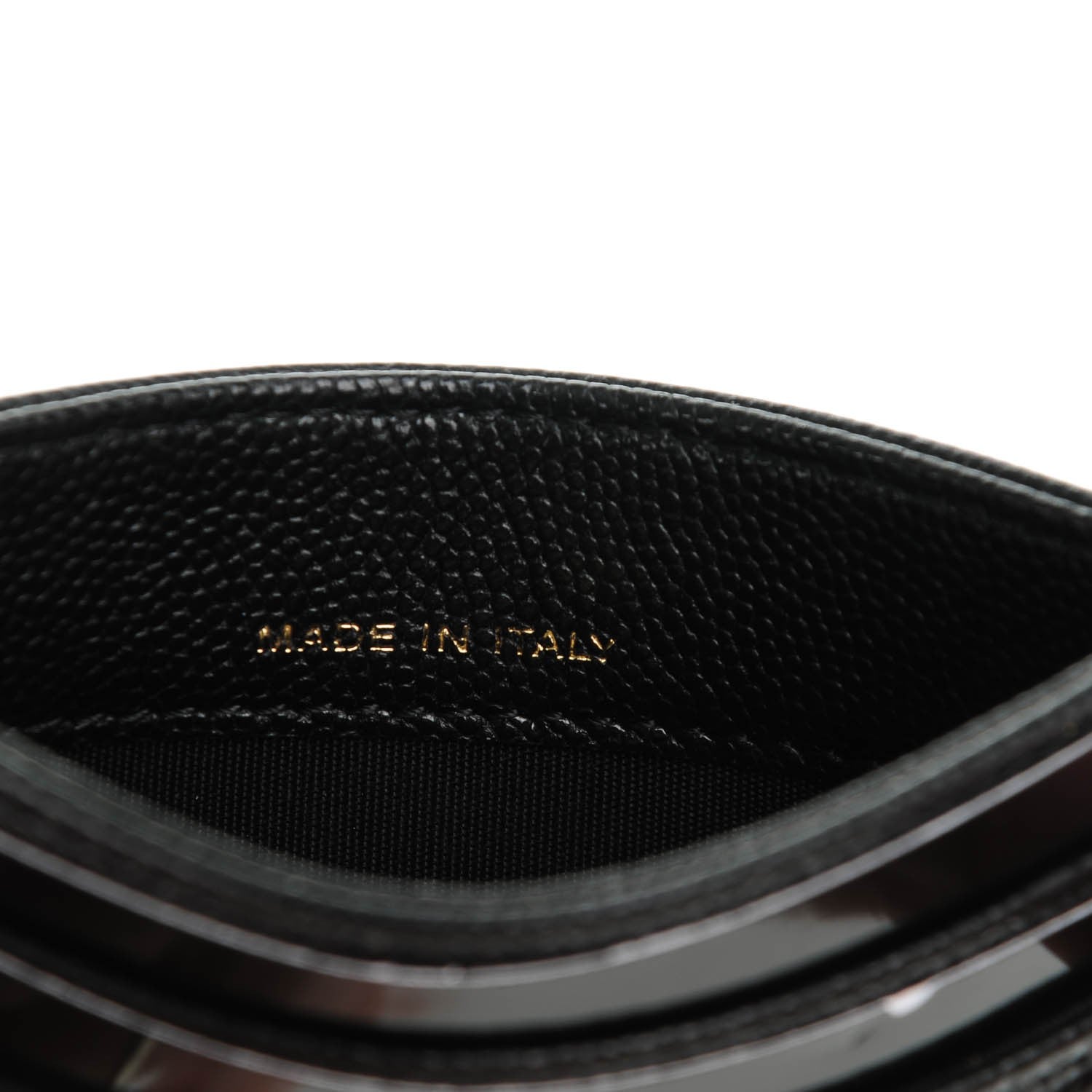 Chanel Caviar Camellia Embossed Card Holder Black 7 of 8