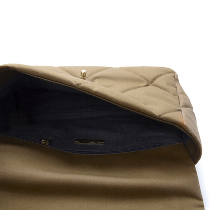 Chanel Canvas Quilted Large 19 Flap Bronze 5 of 12