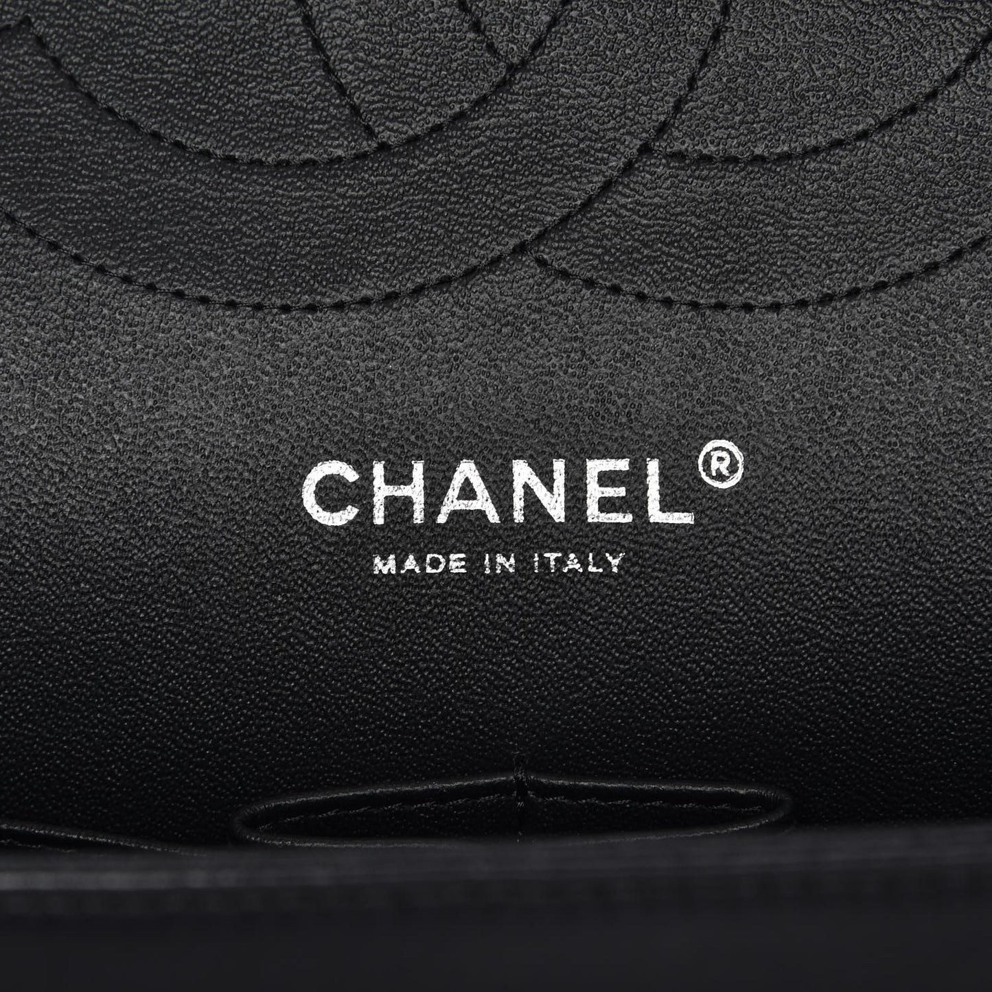 Lambskin Chevron Quilted Jumbo Double Flap So Black