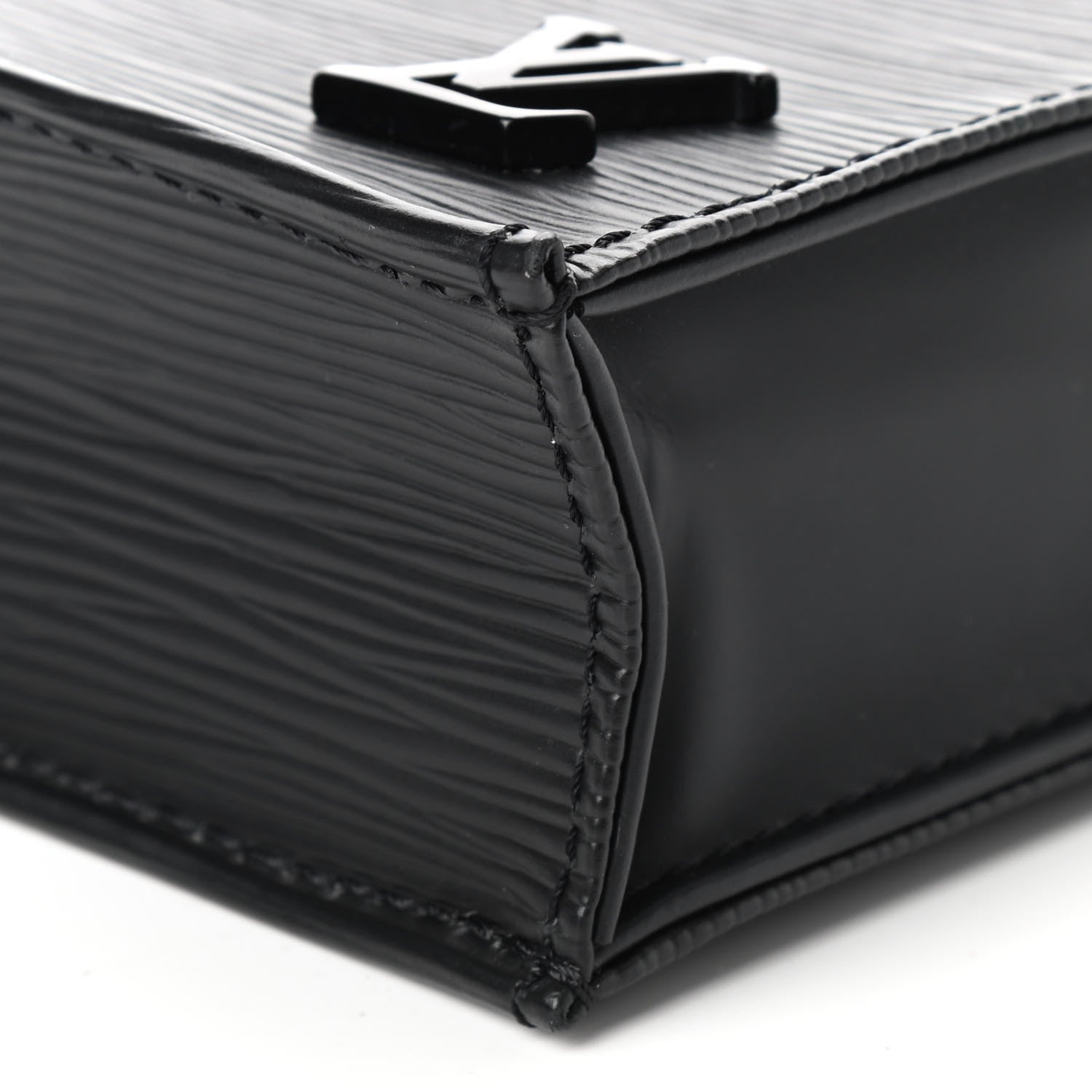 Louis Vuitton Epi Petit Sac Plat Black 13 of 13