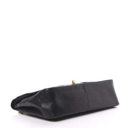 Chanel Lambskin Quilted Medium Double Flap Black 4 of 22