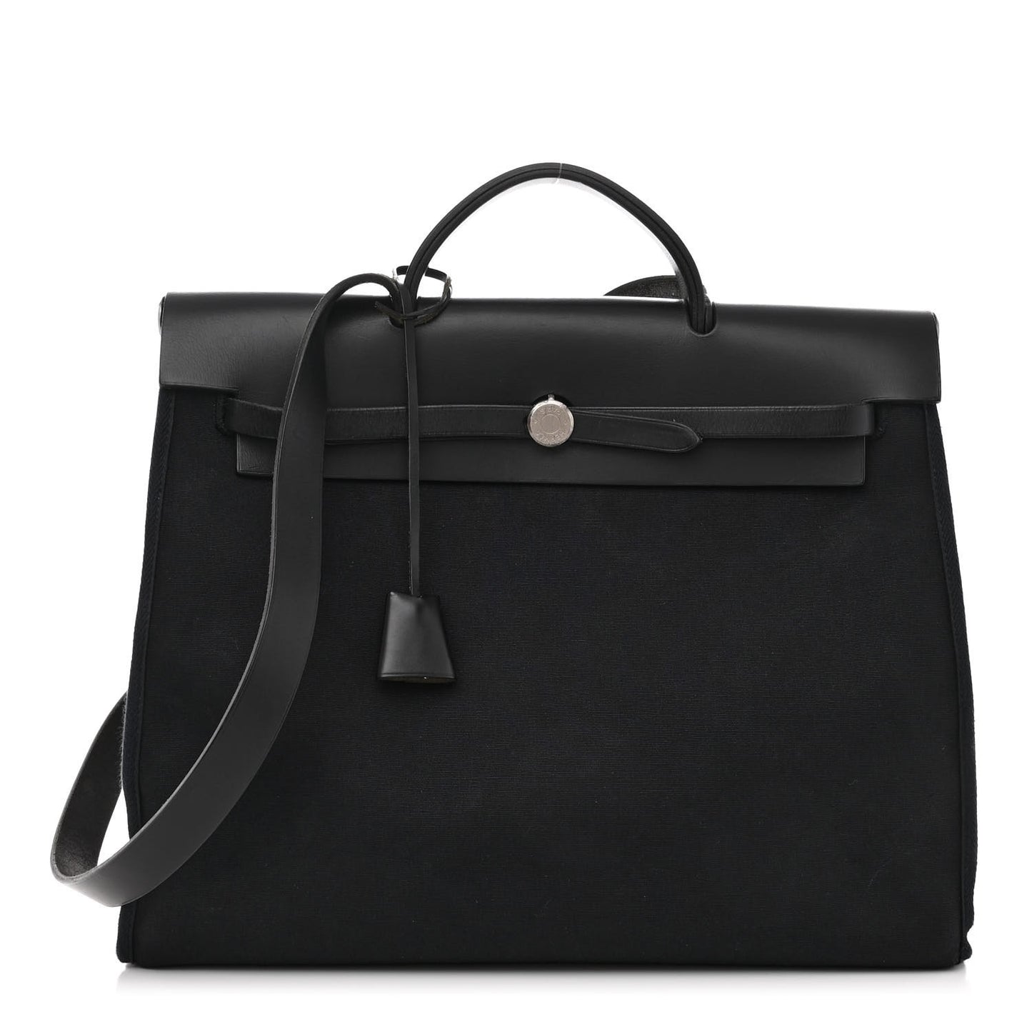 Toile Vache Calfskin Herbag 39 MM Black