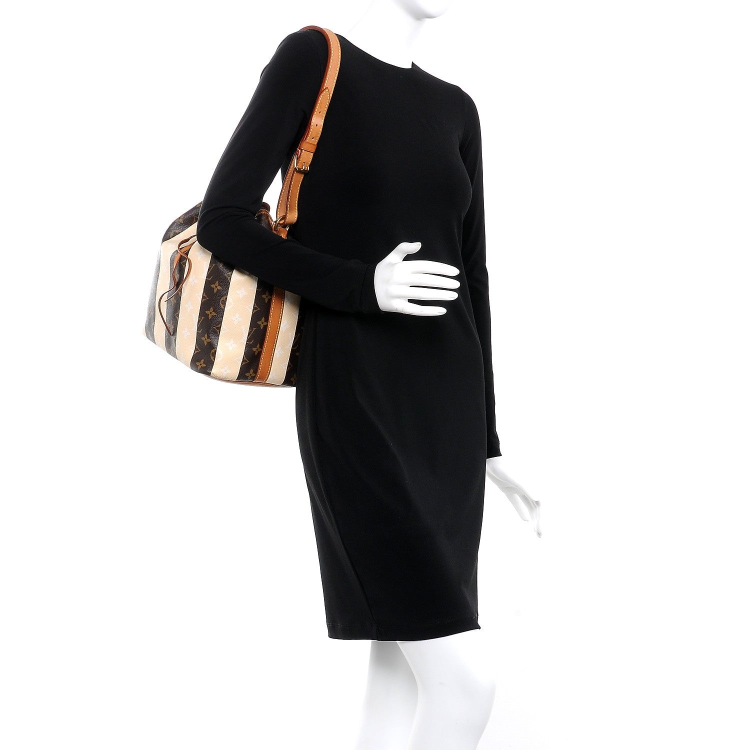 Louis Vuitton Monogram Rayures Petit Noe 2 of 17