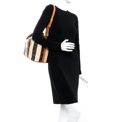 Louis Vuitton Monogram Rayures Petit Noe 2 of 17