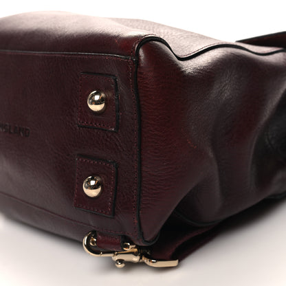 Mulberry Natural Leather Cara Delevigne Convertible Satchel Oxblood 9 of 11