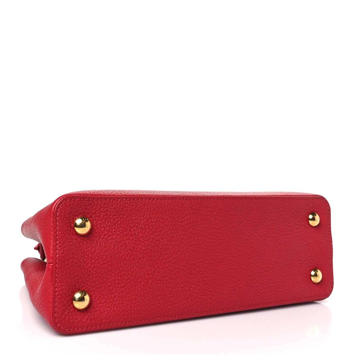 Taurillon Capucines PM Rubis