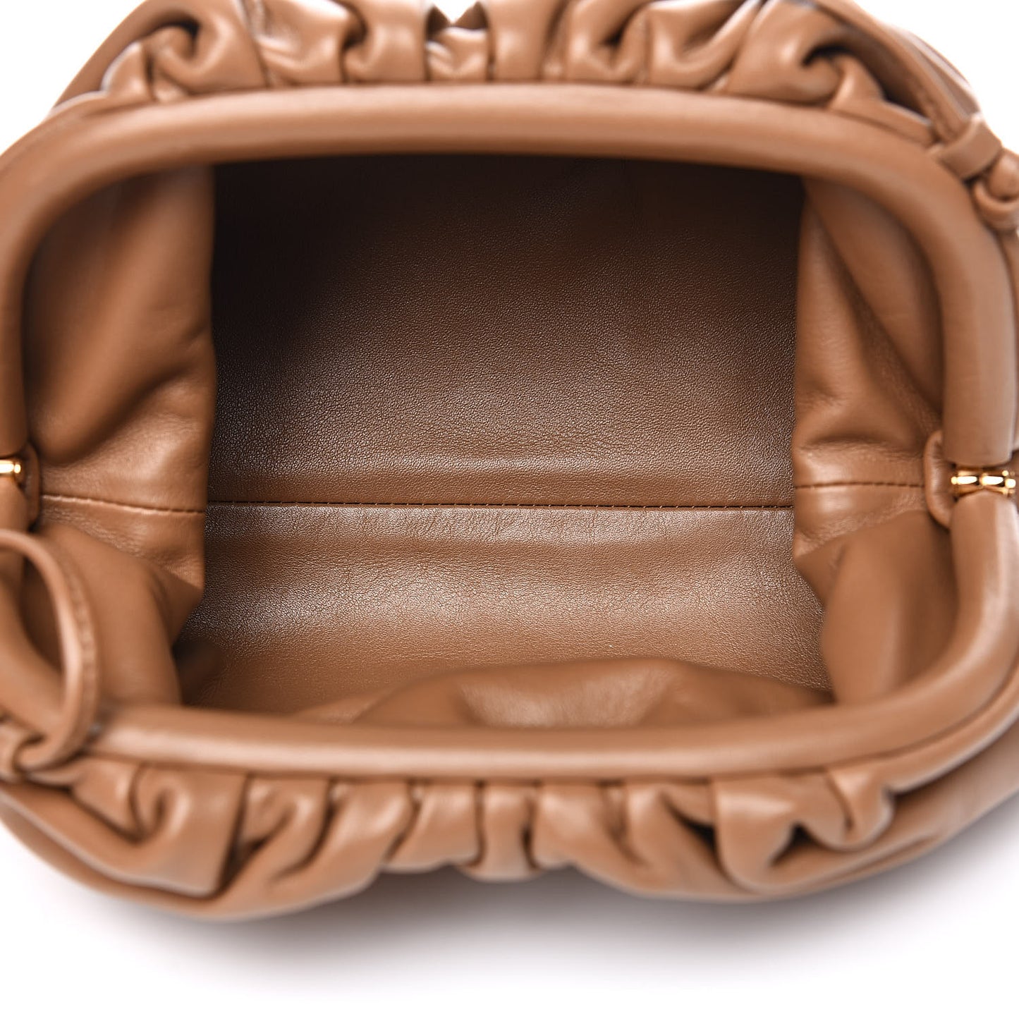 Butter Calfskin The Mini Pouch Camel