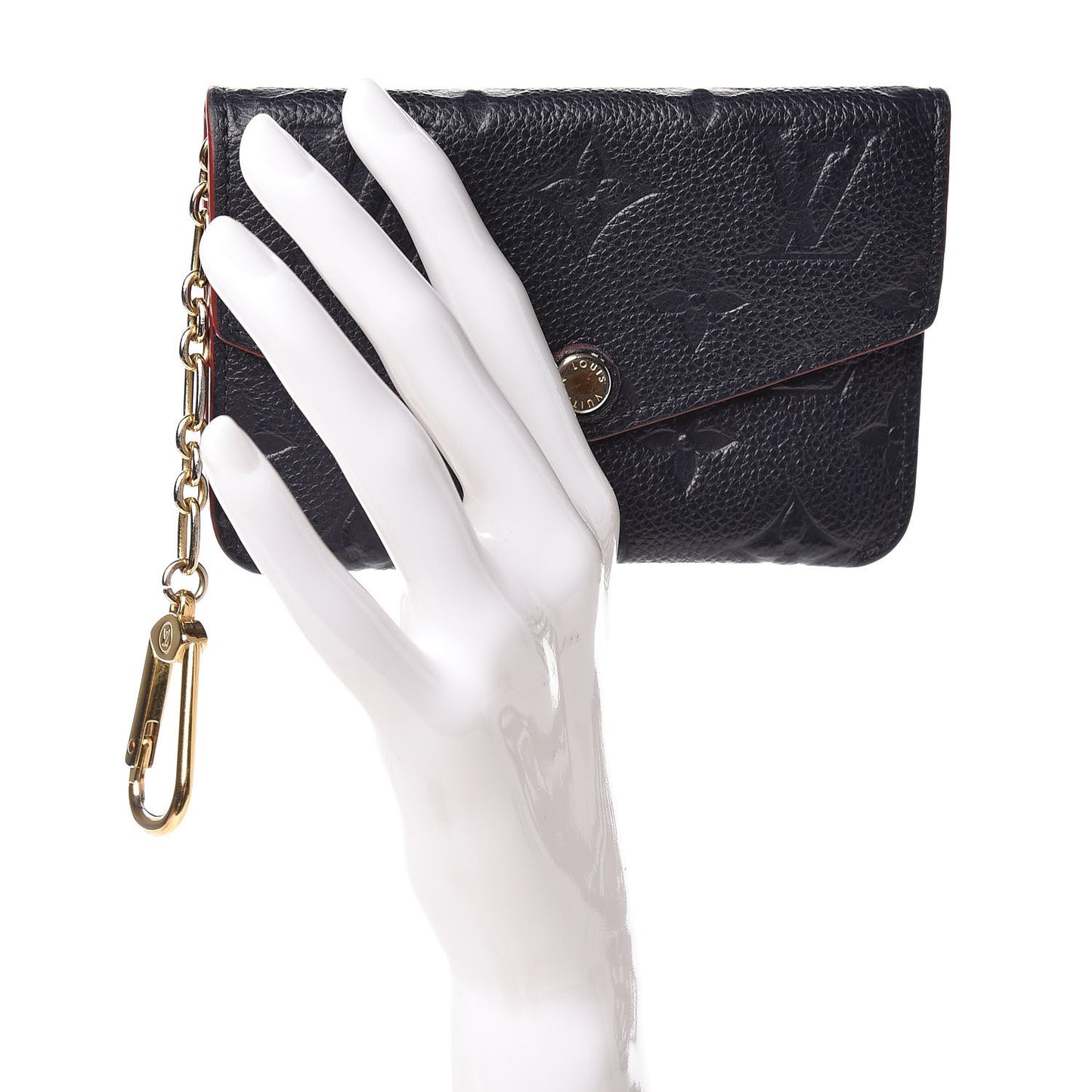 Empreinte Key Pouch Marine Rouge