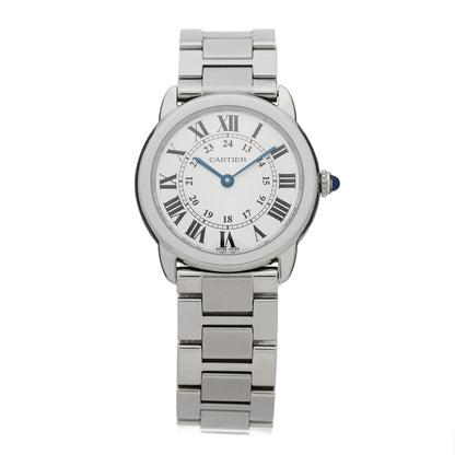 Cartier Stainless Steel 29mm Ronde Solo Quartz Watch 1 of 4