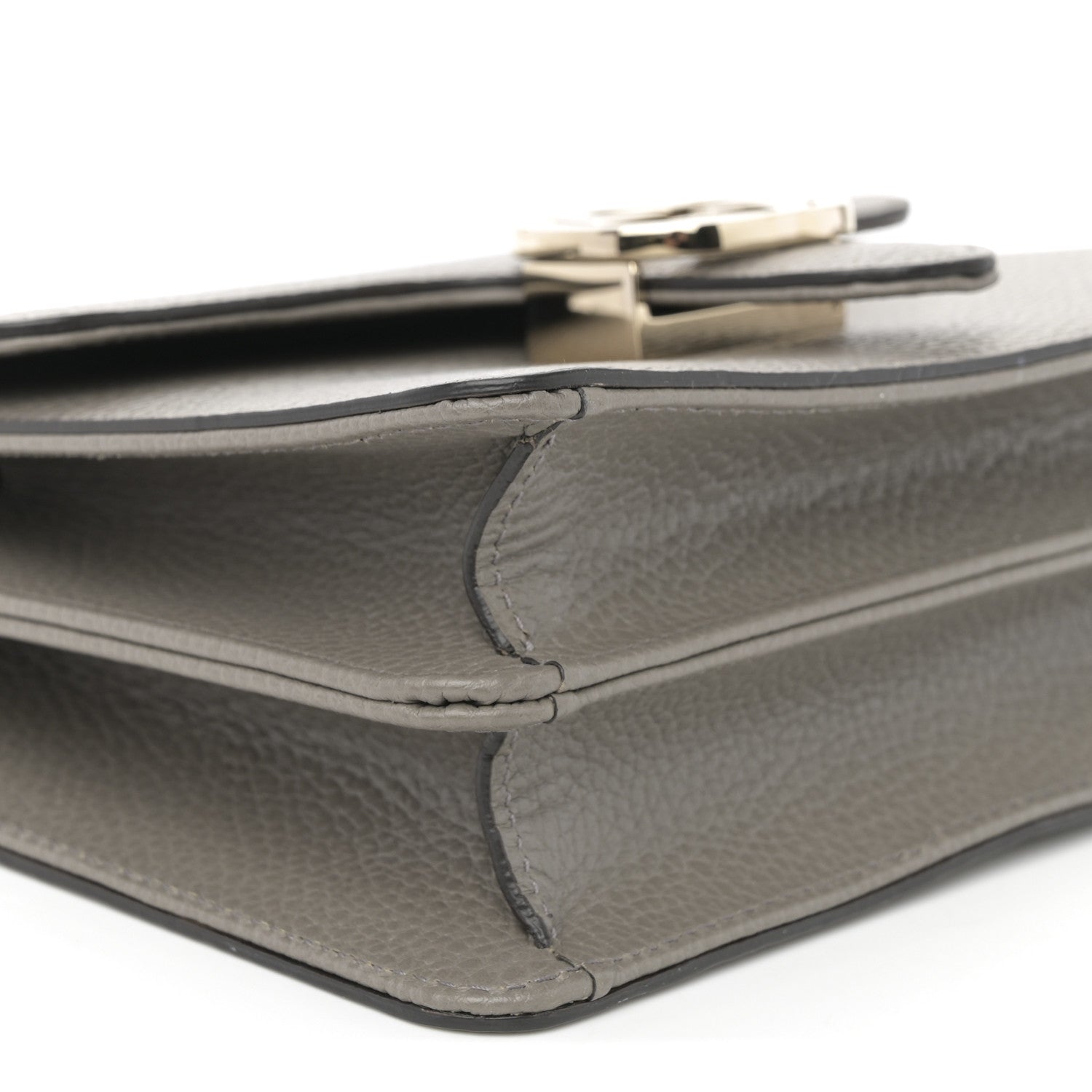 Gucci Dollar Calfskin Small Interlocking G Shoulder Bag Loess 24 of 28