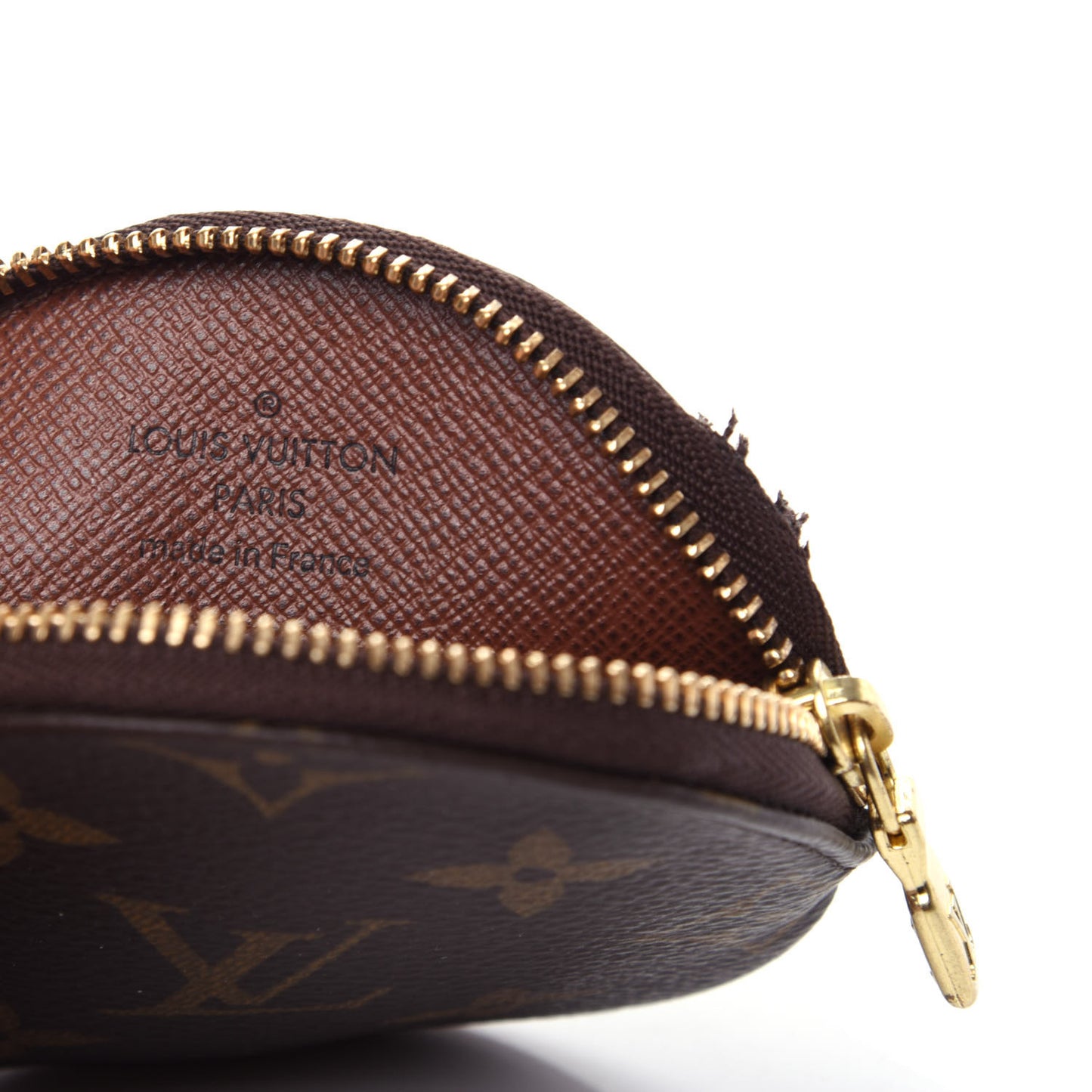 Monogram Round Coin Purse