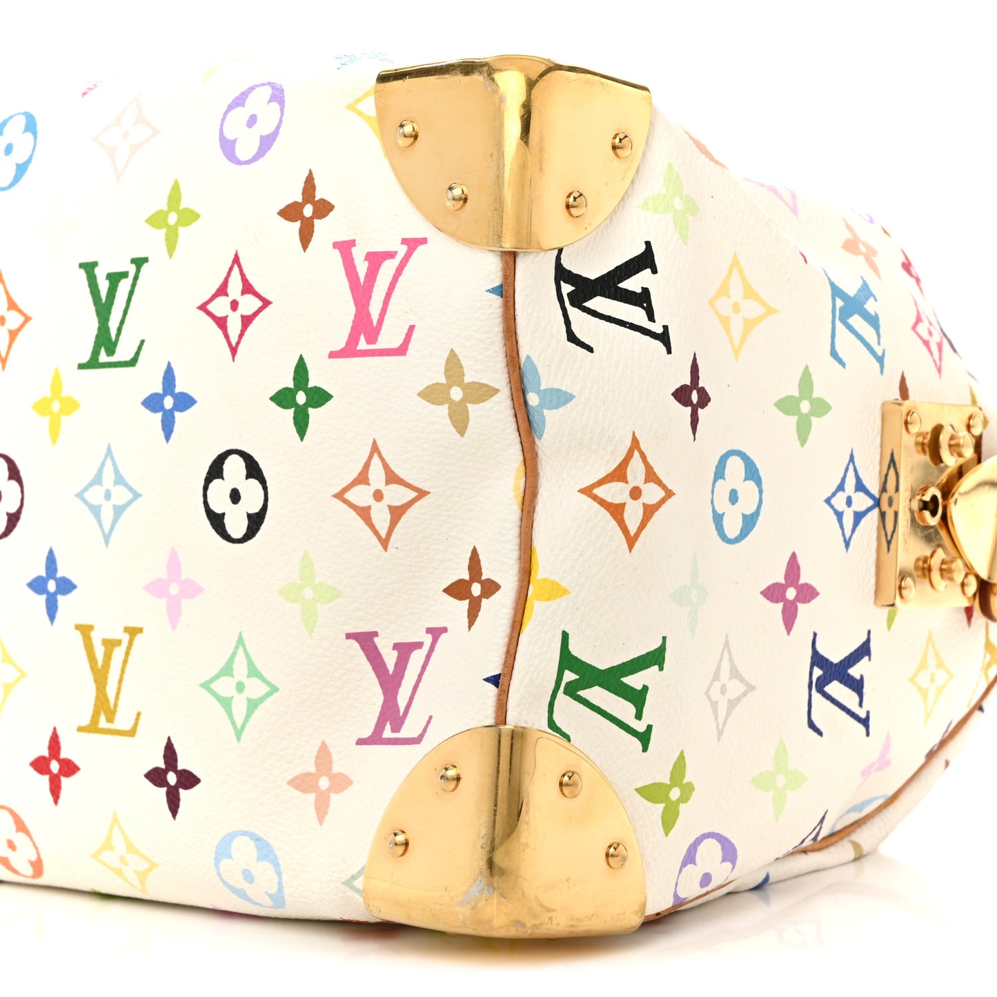 Monogram Multicolor Speedy 30 White