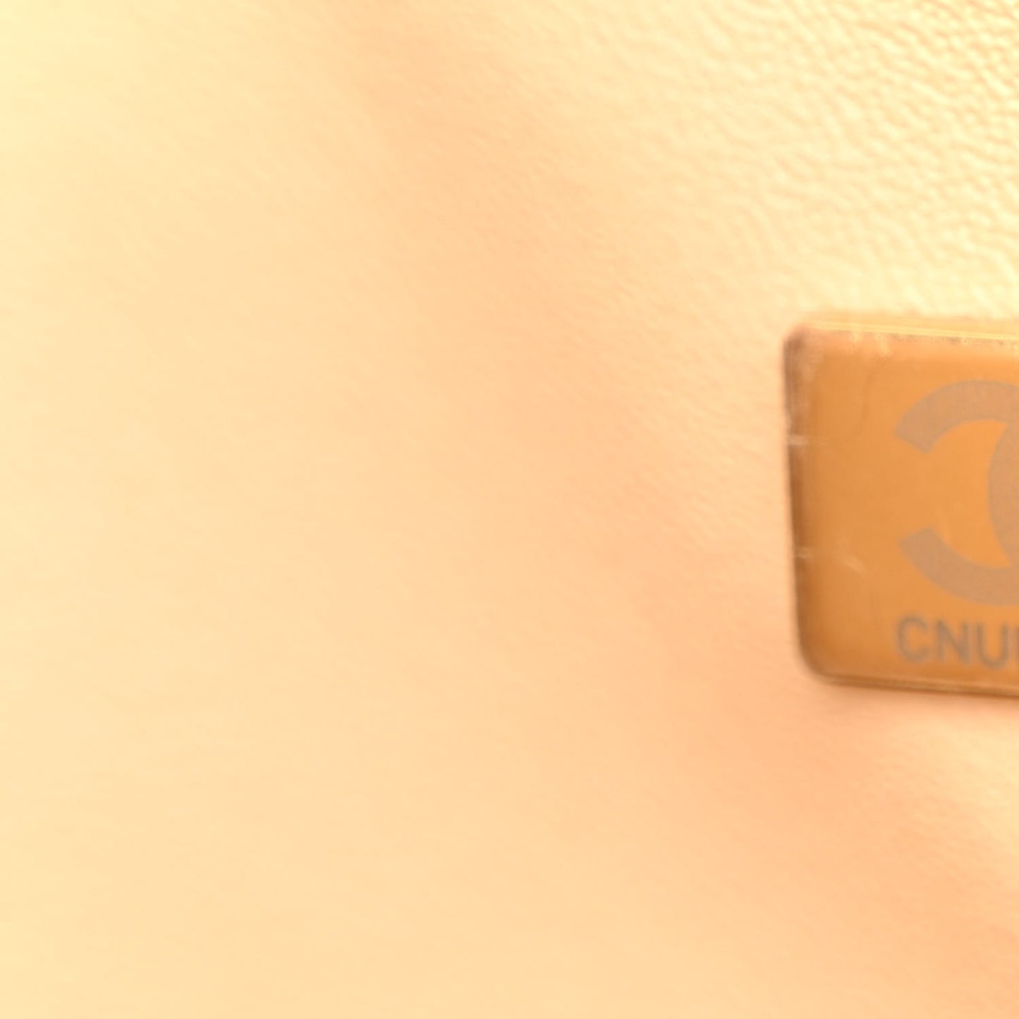 Caviar Quilted Medium Double Flap Beige