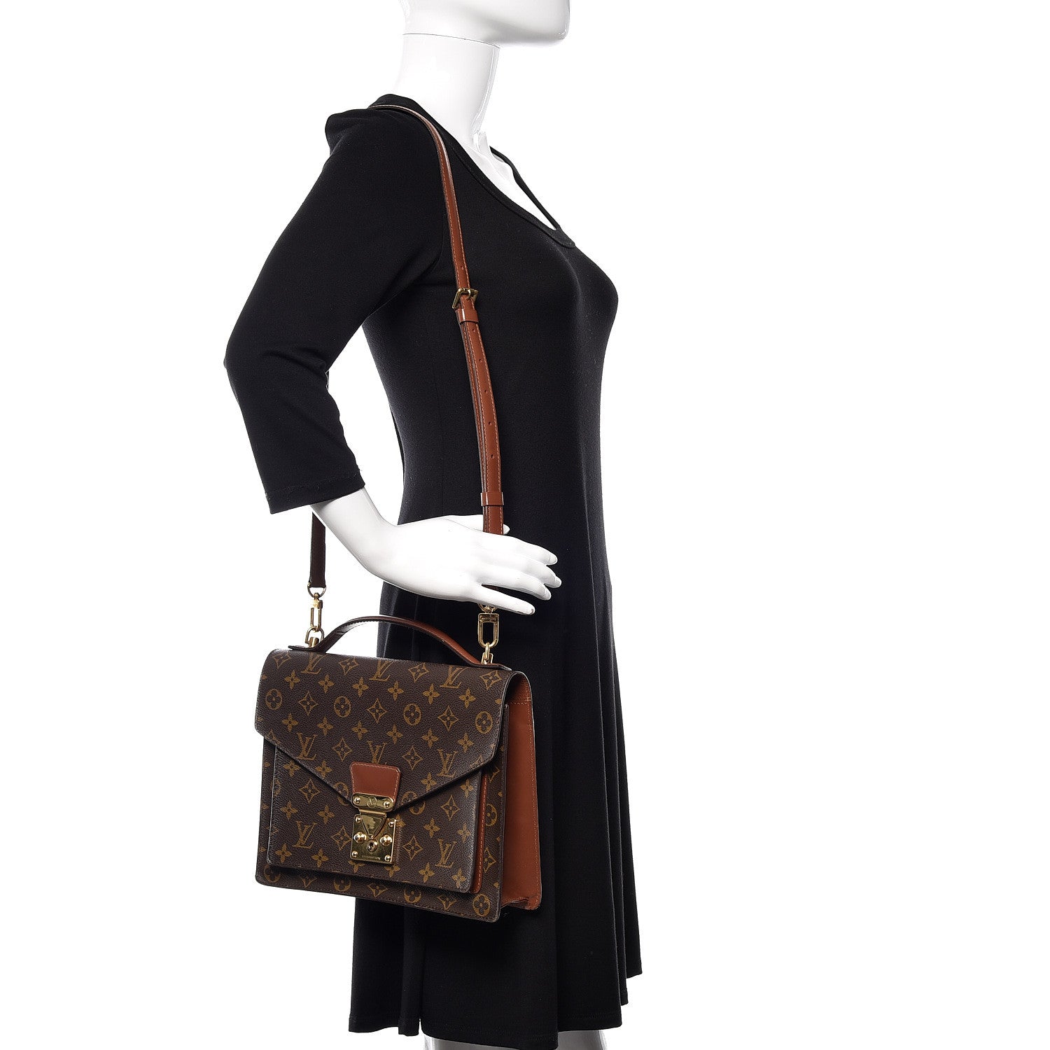 Louis Vuitton Monogram Monceau 28 2 of 15