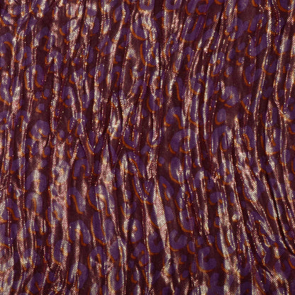 Louis Vuitton Cashmere Silk Leopard Etole Stole Disco Prune 3 of 7