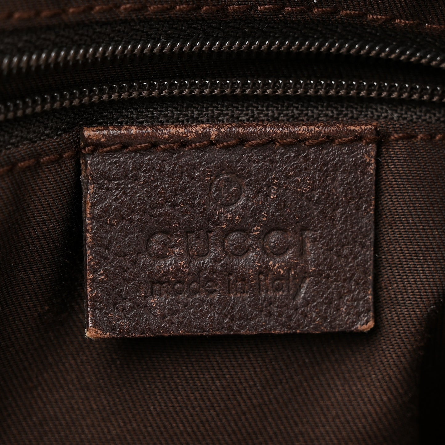 Monogram Medium Abbey Shoulder Bag Dark Brown