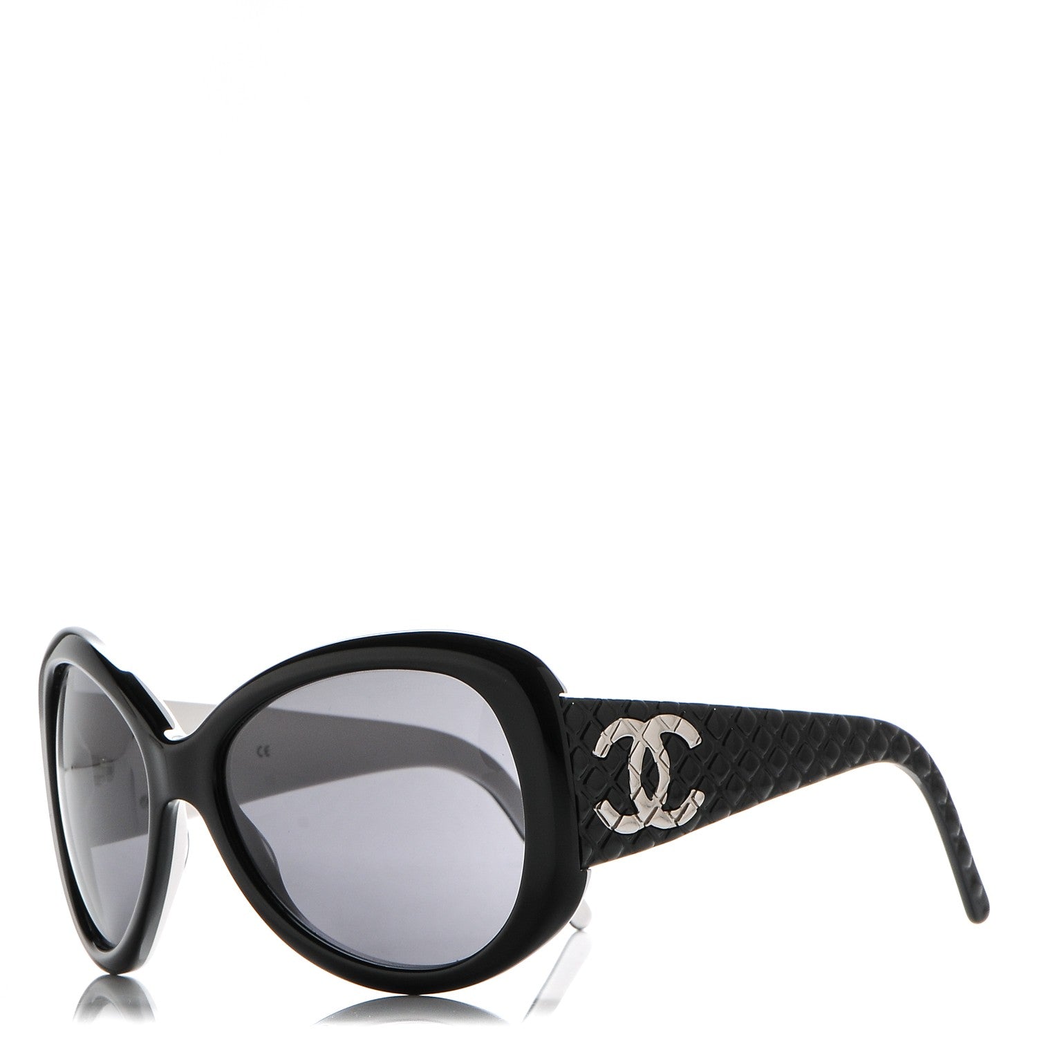 Chanel Quilted Sunglasses 34500 Black 1 of 8