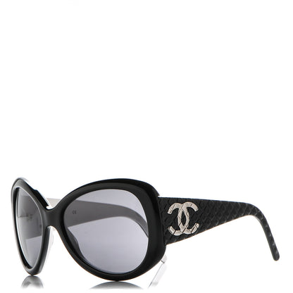 Chanel Quilted Sunglasses 34500 Black 1 of 8