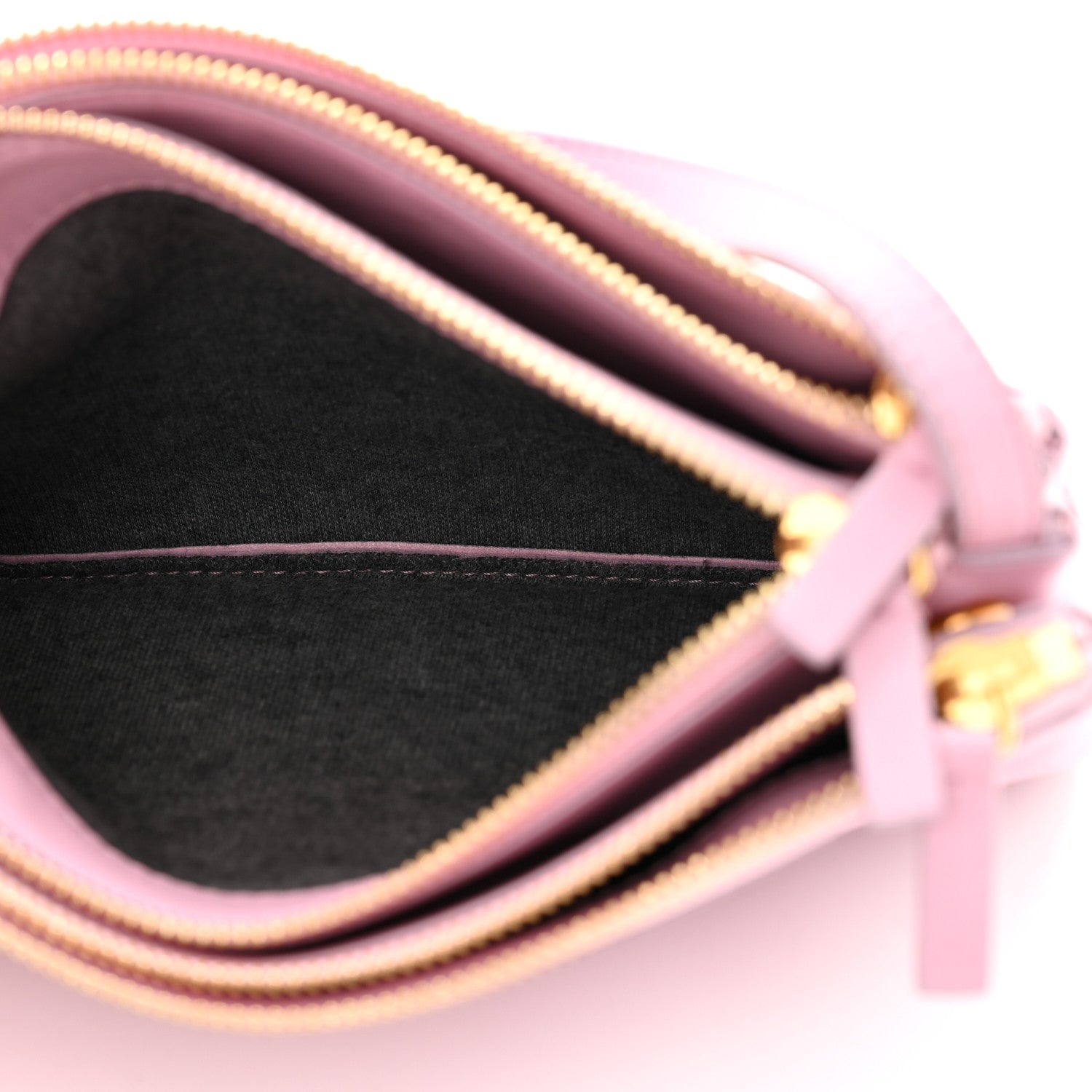 Celine Lambskin Small Trio Crossbody Bag Pink 6 of 13