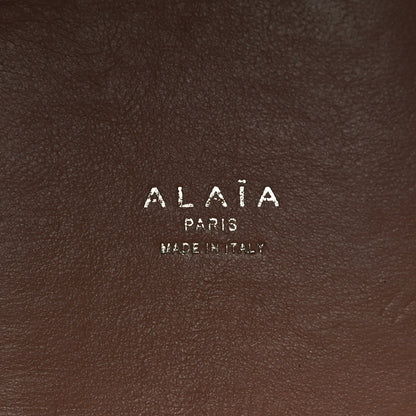 Alaia Calfskin Vienne Wave Mina 25 Bag  White 7 of 9