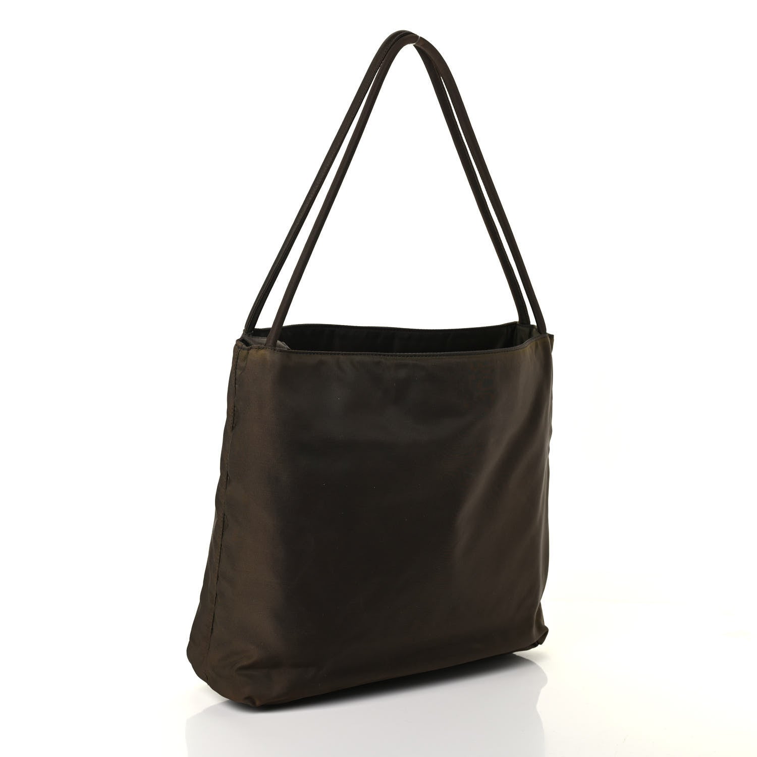 Prada Nylon Vela Shoulder Bag Brown 2 of 4