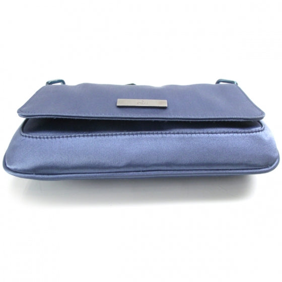 Gucci Satin Evening Bag Blue 4 of 9