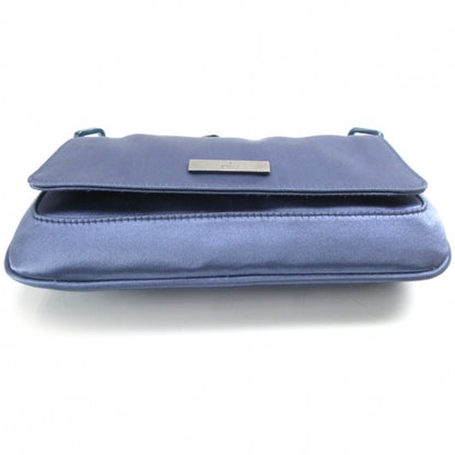 Gucci Satin Evening Bag Blue 4 of 9