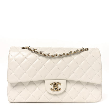 Chanel Caviar Quilted Medium Double Flap White 1 of 11