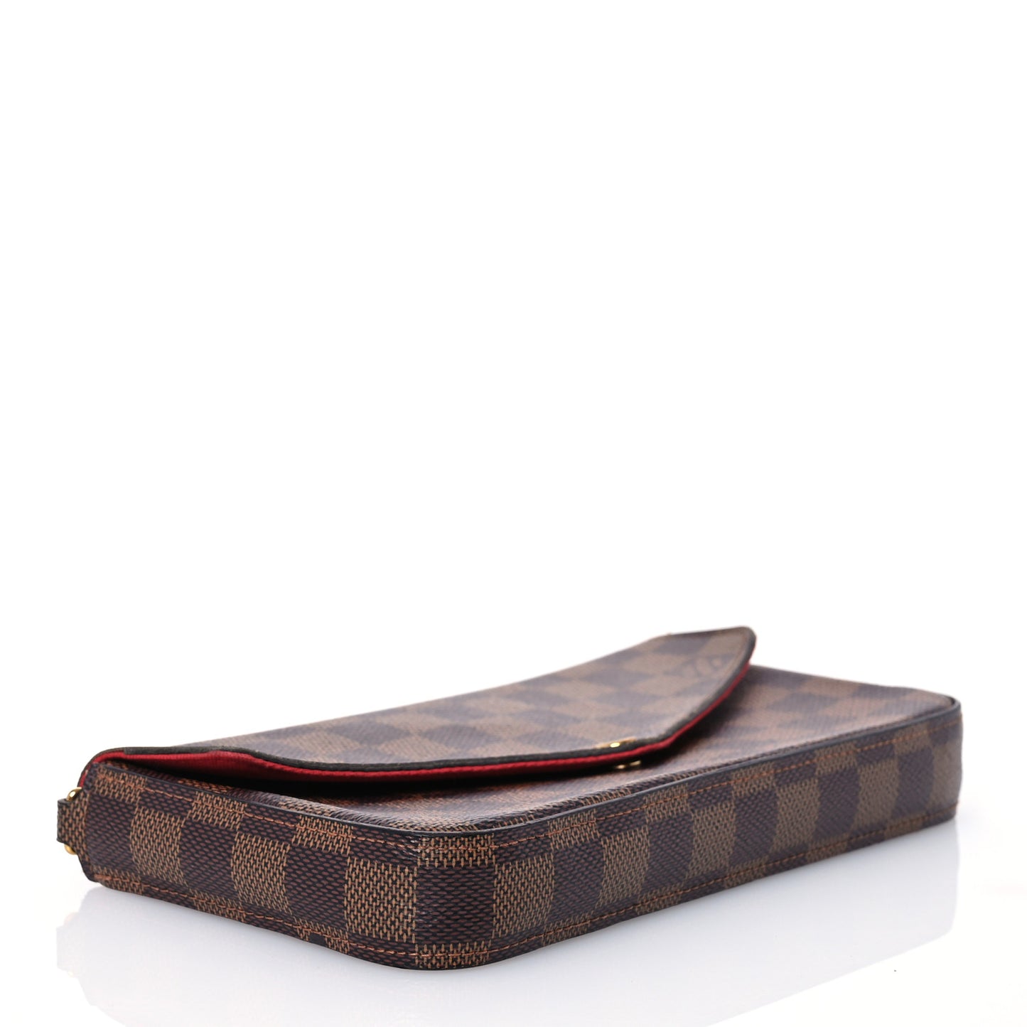 Damier Ebene Pochette Felicie Chain Wallet