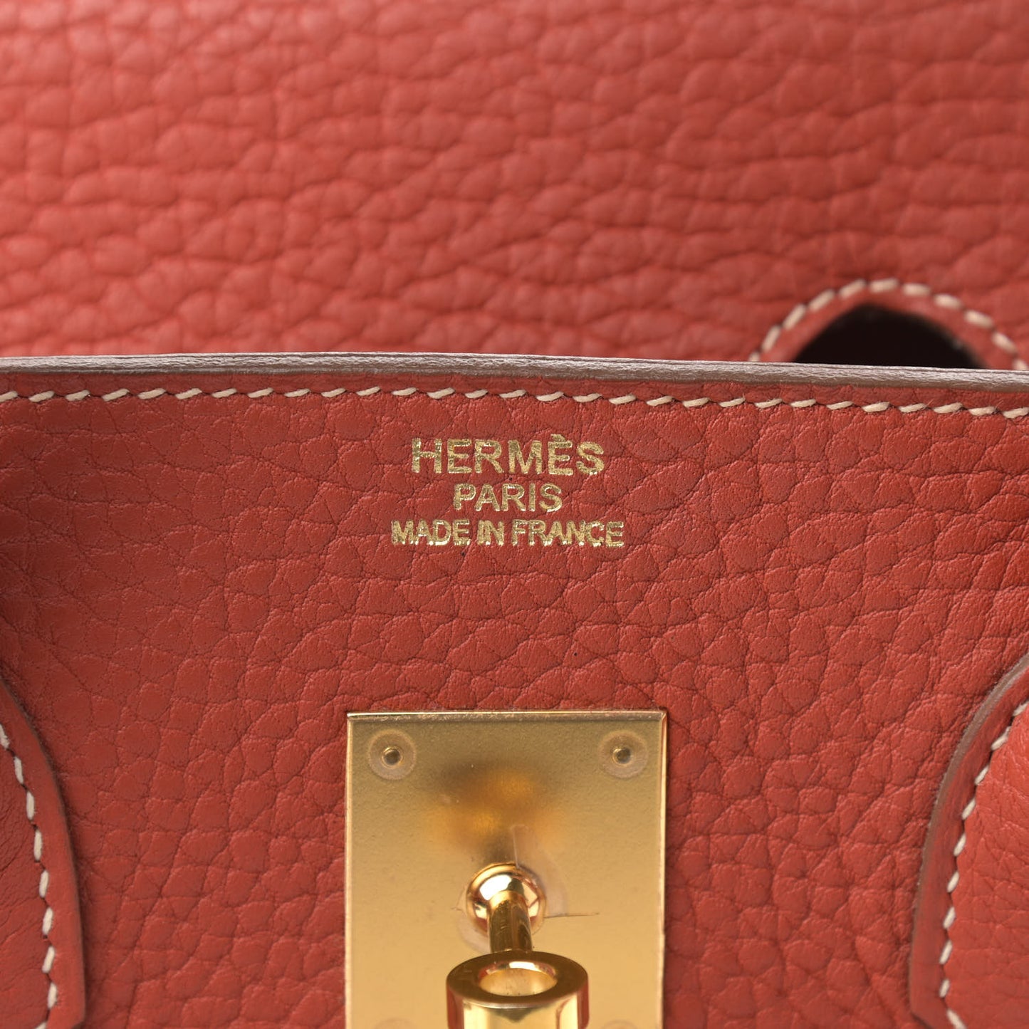 Taurillon Clemence Birkin 35 Sanguine